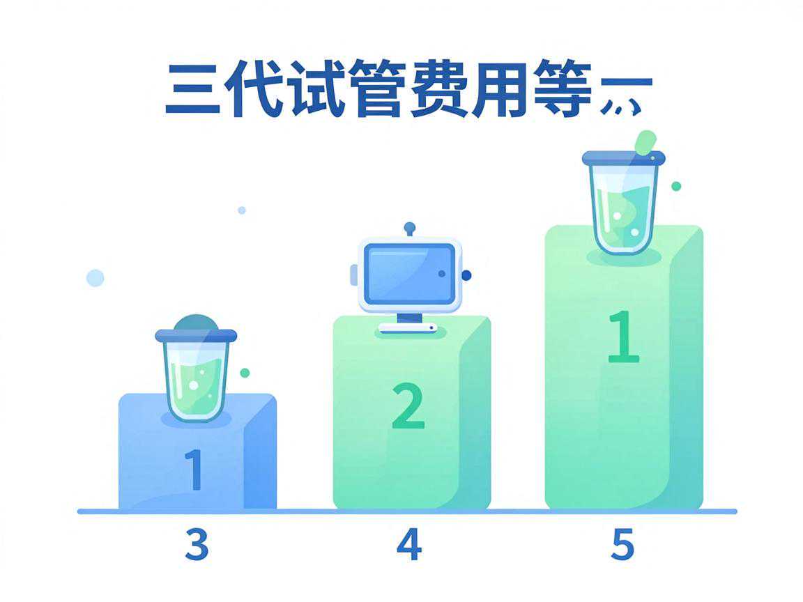 三代试管费用阶梯对比图
