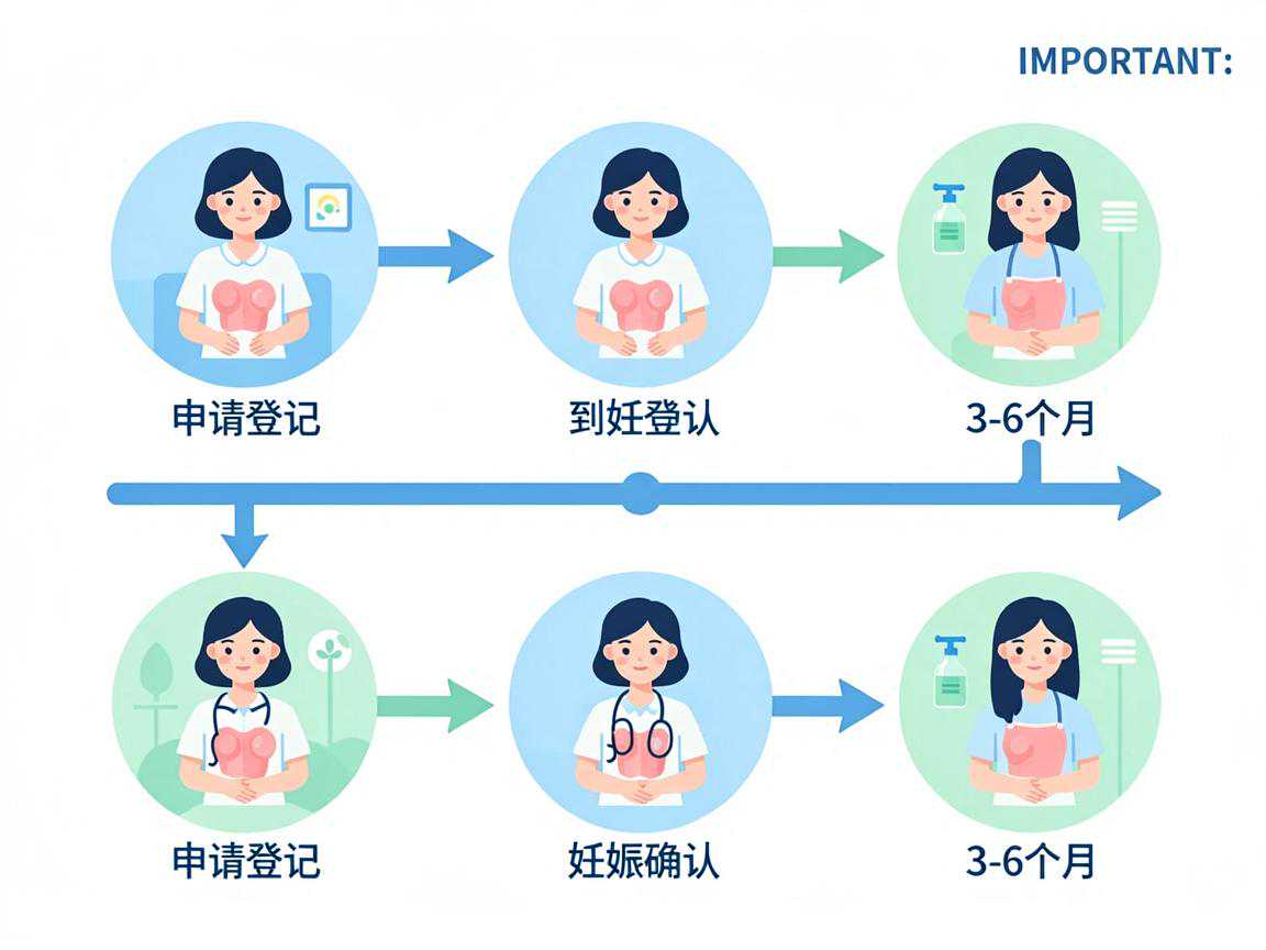 供卵试管婴儿全流程时间线:申请登记到妊娠确认3-6个月