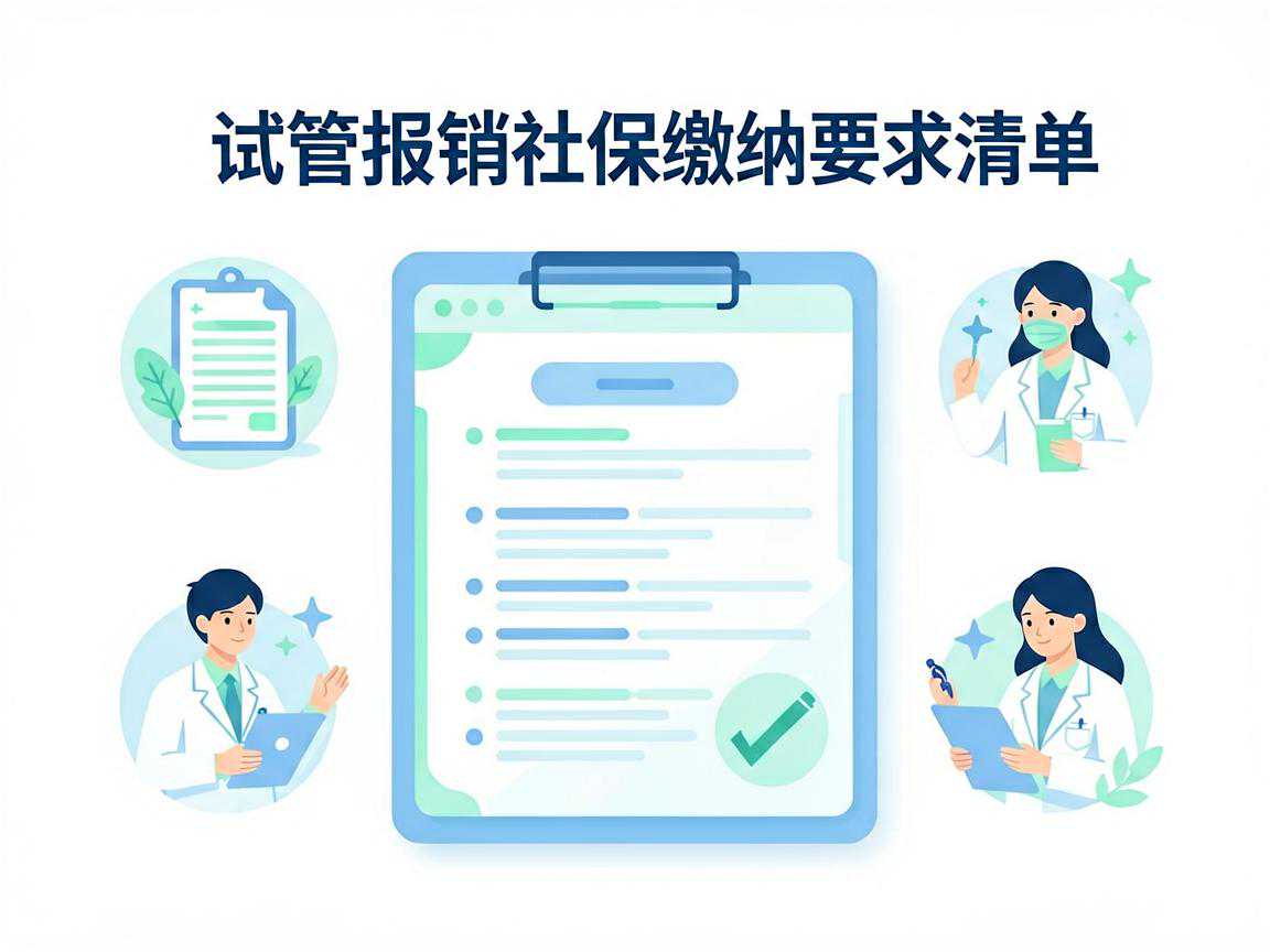 试管报销社保缴纳要求清单——5步自查