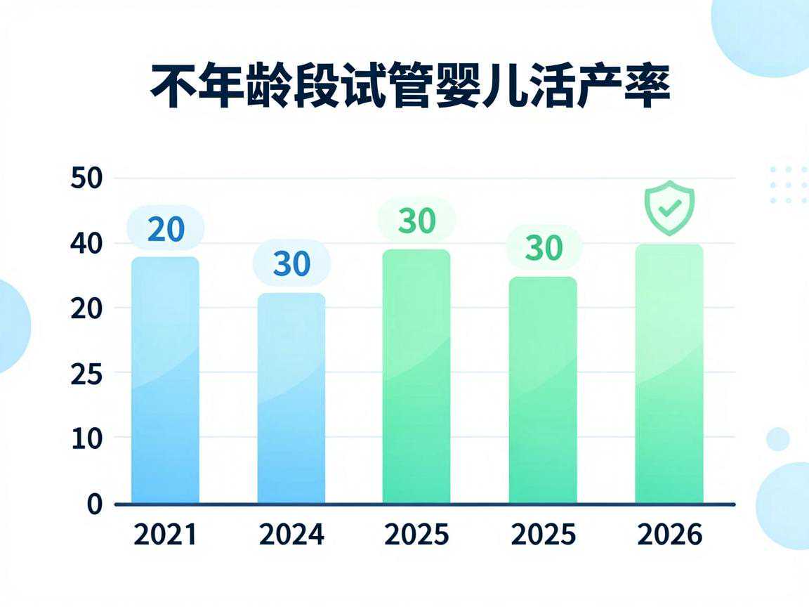 不同年龄段试管婴儿活产率与费用参考图