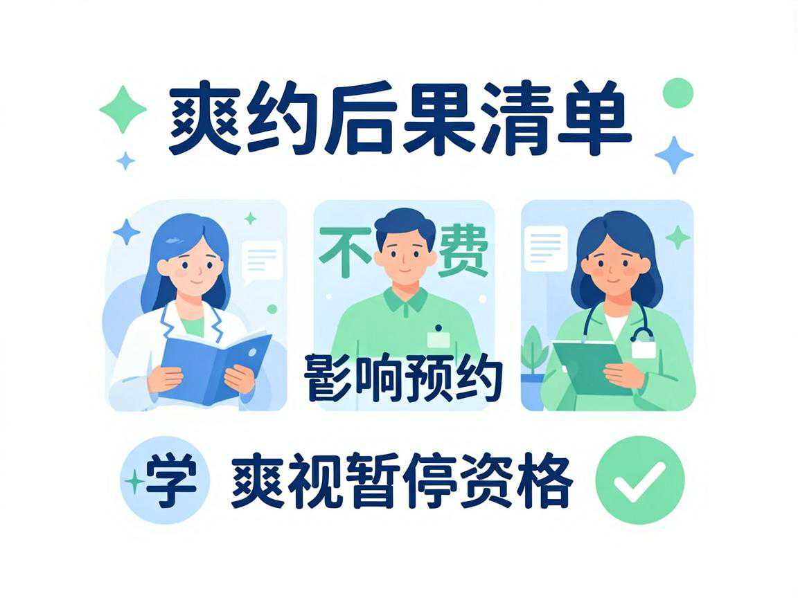 爽约后果清单-不退费/影响预约/暂停资格