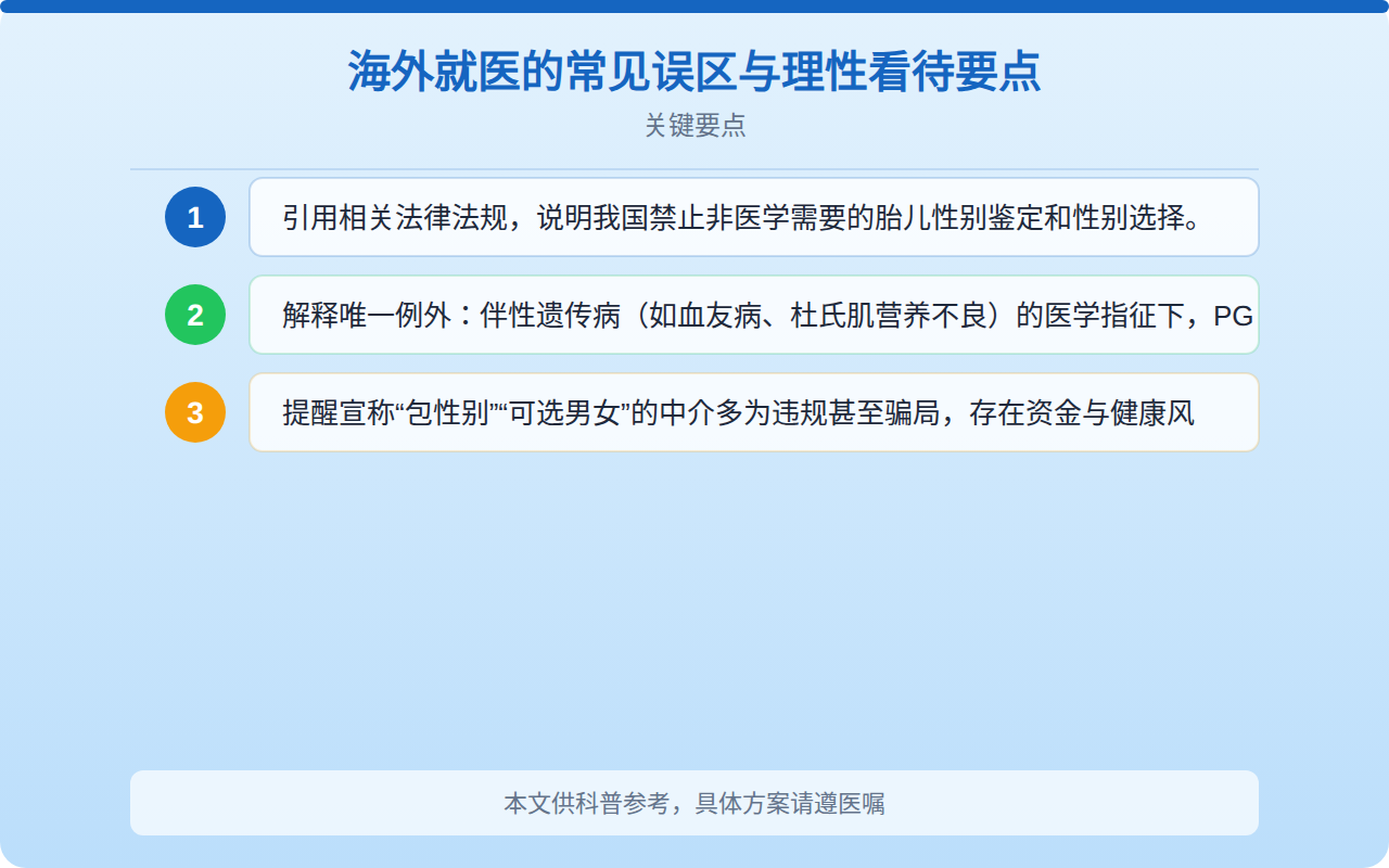 海外就医的常见误区与理性看待要点