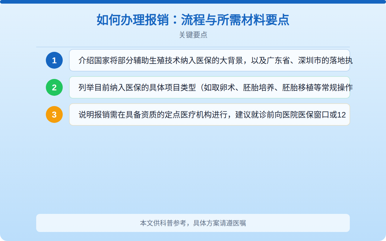 如何办理报销:流程与所需材料要点
